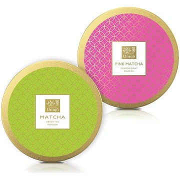 Matcha tējas komplekts un rozā Latte - elegants dā