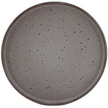 Domoletti DESERT PLATE DOMOLETTI BROWN DOTS 19.6CM