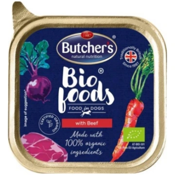 BUTCHER"S Bio Foods with beef - Wet dog food - 150