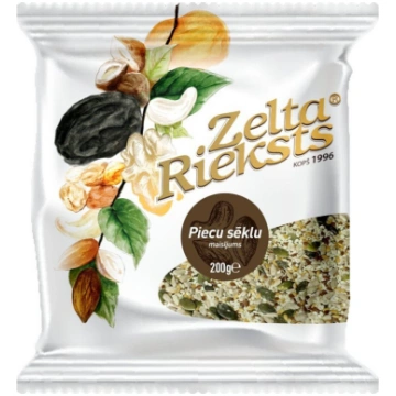 Piecu sēklu maisījums 200g ZELTA RIEKSTS
