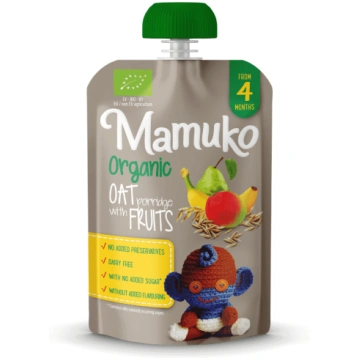 Mamuko BIO auzu putra ar augļiem 100g