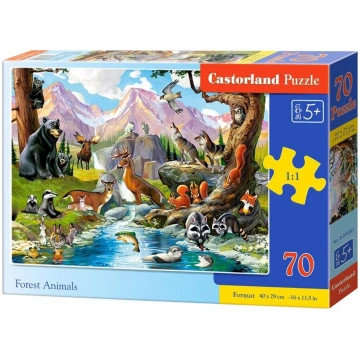 Castorland Puzzle 70 Forest Animals CASTOR ( 59044