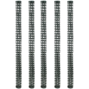 Dārza sieta žogs, 5 gab., hdpe, 1x1,2 m, zaļš