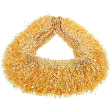 NUOBESTY Polyester Fransenbesatz Zum Nähen Stoffbe