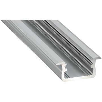 LED profils LUMINES B tipa sudraba anodēts 1 m
