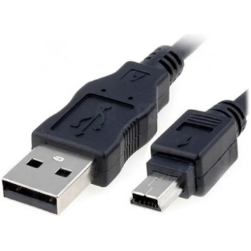 Kabelis USB 2.0 A Mini USB B barošana + datu pārra