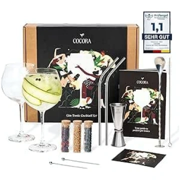 Dāvanu komplekts Cocora Gin-Tonic, 11 gabaliņu kok