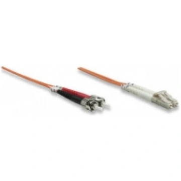 Intellinet Fiber optic patch cable LC-ST duplex 2m