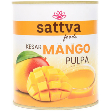 sattva kesar mango pulp 850g