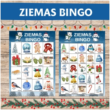 ZIEMAS BINGO. Pirmsskola