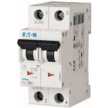 Eaton FAZ Z16/2 automātiskais slēdzis, 2-polu, 16A