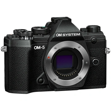 Bezspoguļa kamera Olympus OM System OM-5, melna kr