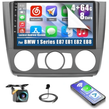 8 kodolu Inefala Android 15 Radio priekš BMW 1 Ser