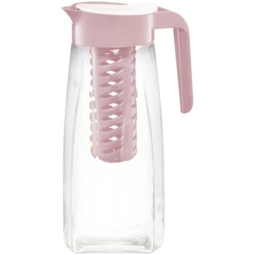 Glass Pitcher with Fruit Infuser 1.5 l Fiesta pink