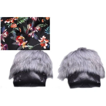 Matpol Gloves/muffs MINKY - KOKON PRINT - FLOWER A