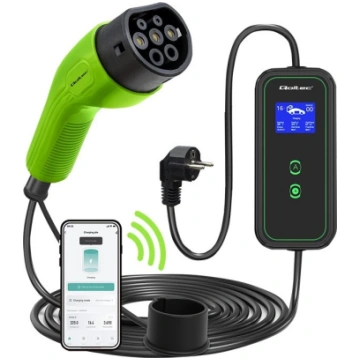 Qoltec Mobile EV Car Charger Adjustable 2in1 Type2
