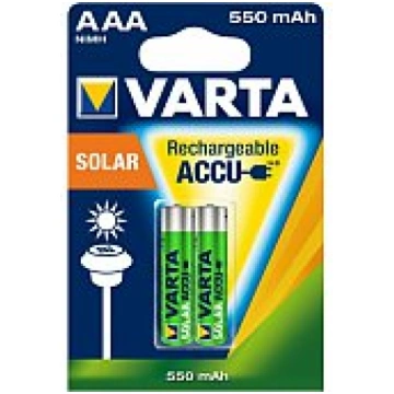 Varta Solar AAA 2pcs Baterijas 56733101402-VARTA