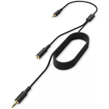 Audio kabelis NZXT ST-ACCC1-WW 2m 2x3.5mm TRRS Mel