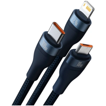 Baseus Flash Series USB 3w1, USB-C + micro USB + L
