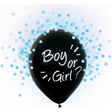 30 cm lateksa balons "Boy or girl/ Puika vai meite