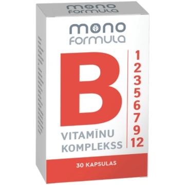 MONO FORMULA B vitamīnu komplekss kapsulas N30