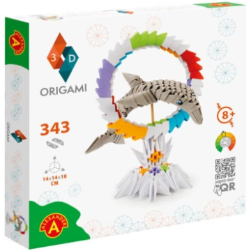 Radošais komplekts Alexander 3D Origami Delfīns