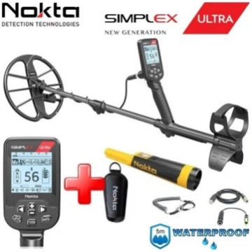 NOKTA SIMPLEX ULTRA + ACCUPoint Pinpointers metāla