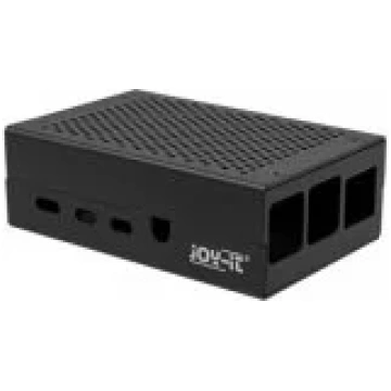 Joy-IT Raspberry Pi Pi 4B 01B Aluminium Case Black