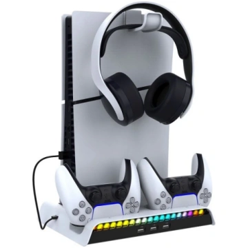 iPega P5S006 RGB Charging Stand + Cooling for PS5