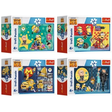 Mini mīkla Trefl Minions, 54 gabaliņi, košs multfi