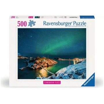 Ravensburger Puzle 500 Ziemeļblāzma Tromso R 00845