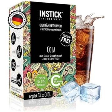 INSTICK bezcukura šķīstošais dzēriens (kola) – 1 i