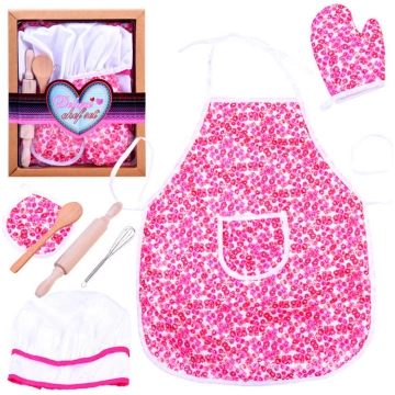 Cook"s set apron hat rolling pin ZA2941