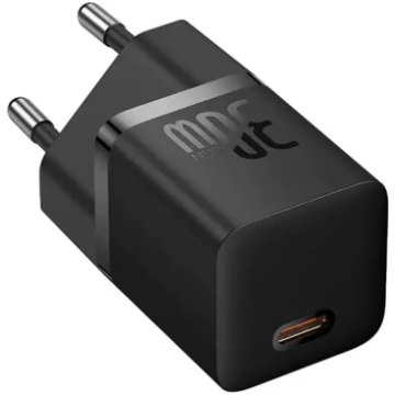 Baseus GaN5 30W USB-C sienas lādētājs ar 100W USB-