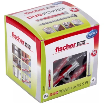 Paplašināšanas enkurs Fischer DUOPOWER 8 x 65 S PH