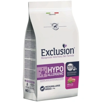 Exclusion - barība suņiem Hypoallergic ar cūkgaļu 