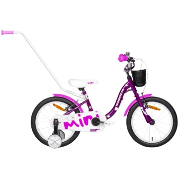 Bērnu velosipēds TABOU Mini ST, 16" violeti balts
