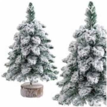 LEAN Decorative Artificial Christmas Tree on a Tru