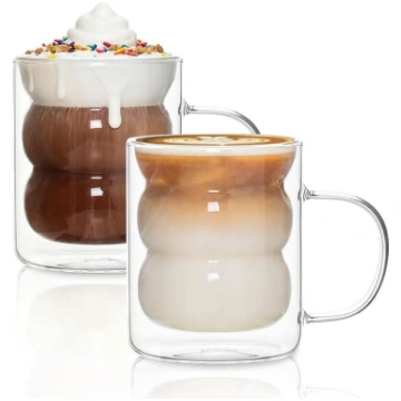 INSETLAN Divkāršsienu latte macchiato glāzes, 2 ga