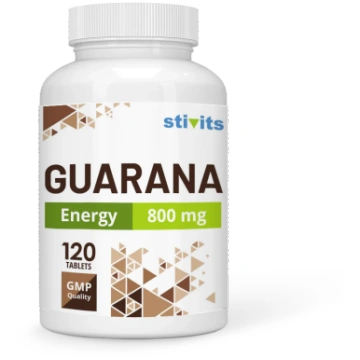 Guarana 800 mg ar kofeīnu, 120 tabletes Stivits