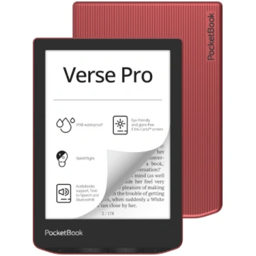 PocketBook e-reader Verse Pro 6" 16GB, passion red
