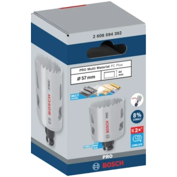 Caurumzāģis BIMETĀLA 60mm PRO Multi Material Power