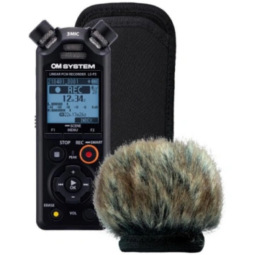 OM System audio recorder LS-P5 Wind Protection Kit
