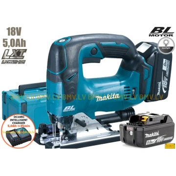 Figūrzāģis Makita DJV182RTJ (2x5,0Ah, DC18RC, Makp