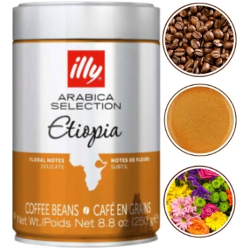Kafijas pupiņas Illy Arabica Selection Ethiopia 25