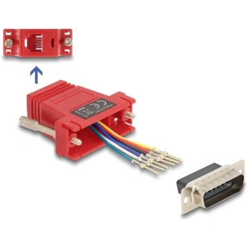 Delock D-Sub 15 pin male to RJ12 female Assembly K