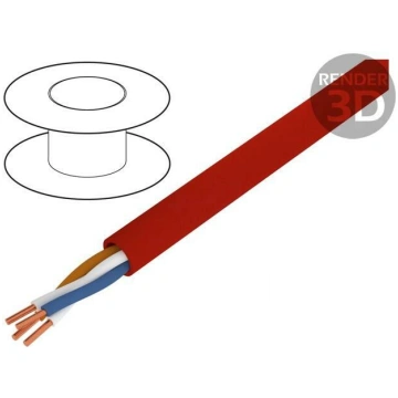 Wire: control cable; YnTKSY; 3x2x0.8mm; Insulation