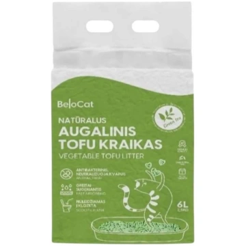 Kaķu smiltis BeloCat Tofu Green Tea Scent, organis