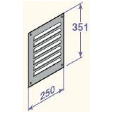 Šahtas ventilācijas reste (ārējā), DY35 Kondensāci