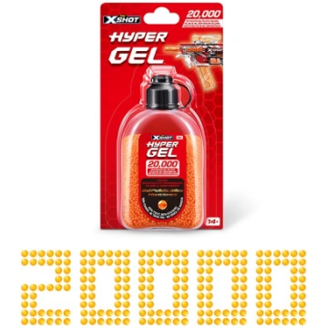 X-SHOT uzpilde "Hyper Gel", 20000 gēla bumbiņas, s